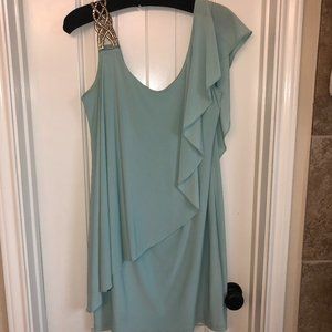 Rhinestone sleeved dress